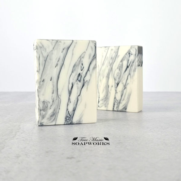 Jade Marble Artisan Soap (Black & White)